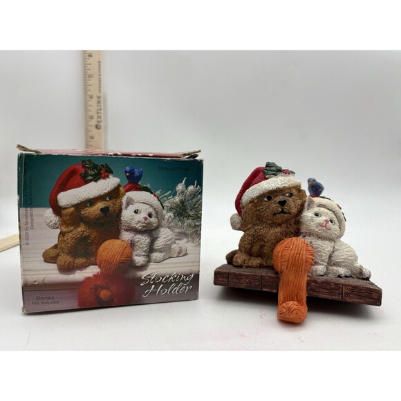 Other - 2005 Perfect Pets Dog Cat Stocking Holder Ruth Morehead Giftco w/ Box